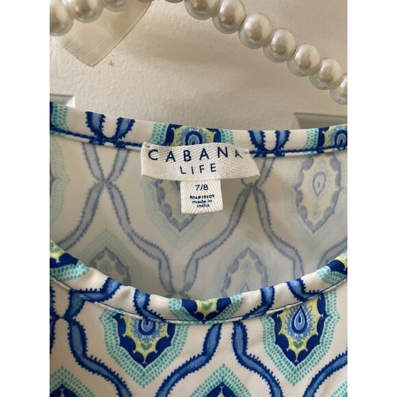 Cabana Life Bondi Big Girl Shift UV Protection Dress SIZE 7/8 BEACHY VOCATION - Picture 2 of 4